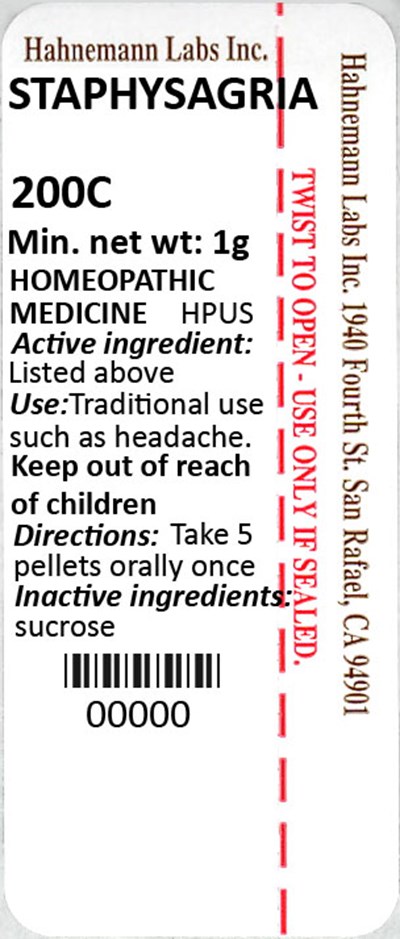Staphysagria 200C 1g.jpg Staphysagria 200C 1g - Staphysagria 200C 1g
